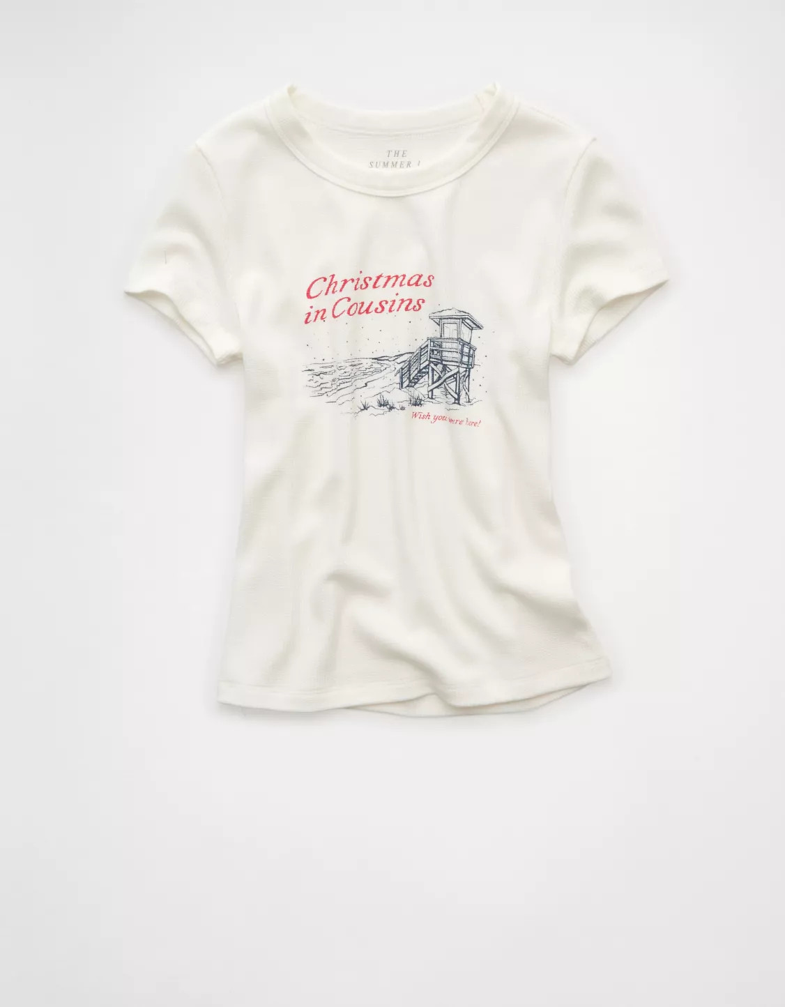 AE x The Summer I Turned Pretty Graphic Baby Tee | American Eagle Outfitters (US & CA)