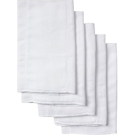GERBER 10 Piece Organic Prefold Gauze Diaper with Pad, White | Amazon (US)