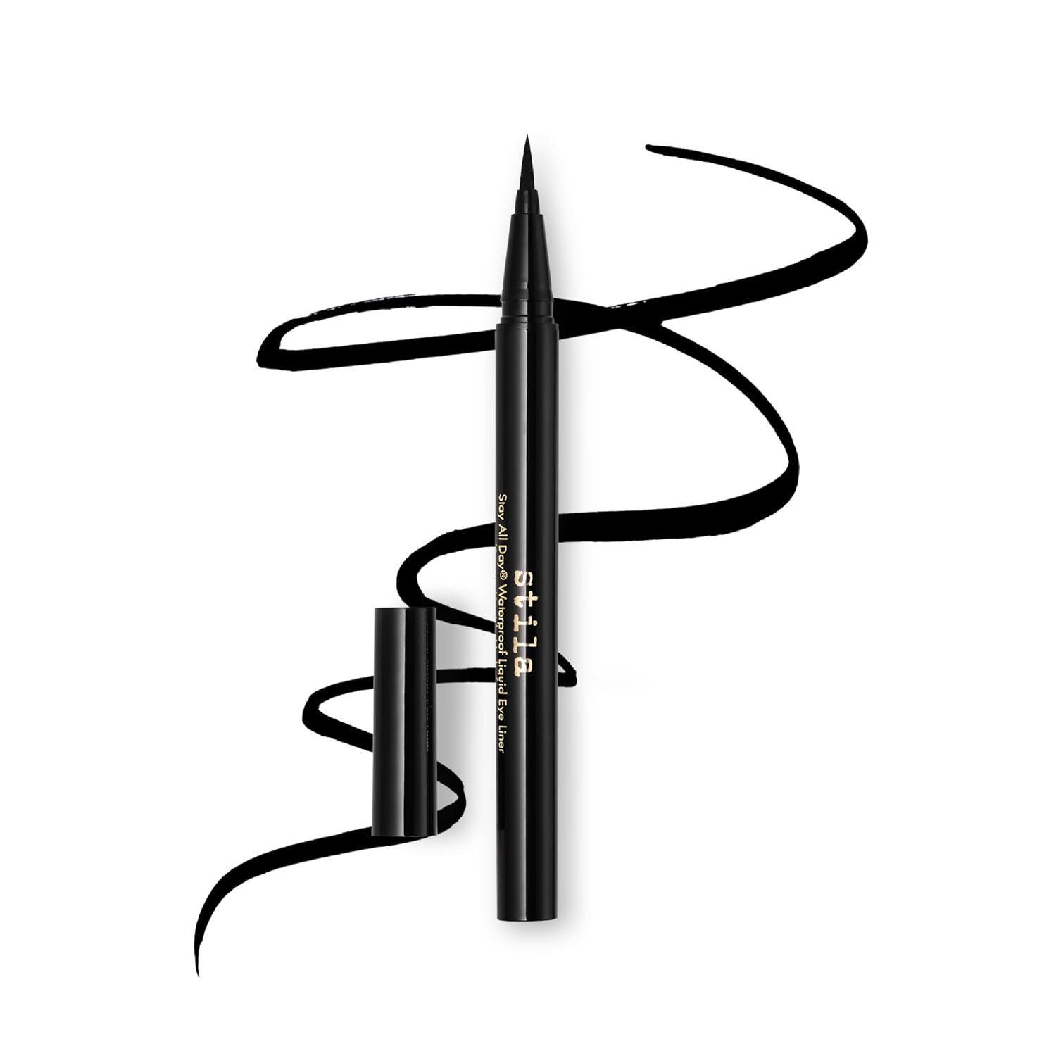 stila Waterproof Liquid Eye Liner, Stay All Day Makeup with Fine Brush Tip Lasting Satin Finish, ... | Amazon (US)