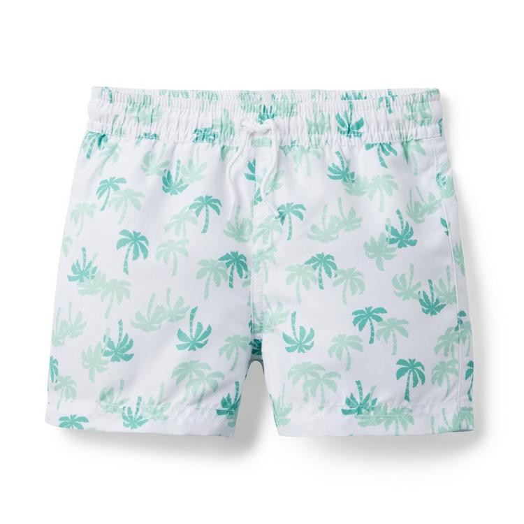 Palm Tree Recycled Swim Trunk | Janie and Jack