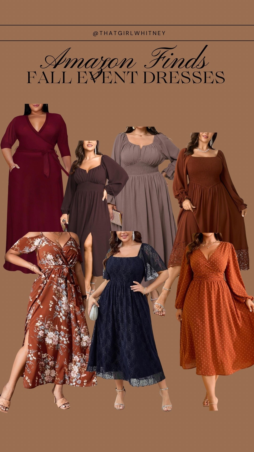 Affordable plus size Fall event dresses!

#LTKPlusSize #LTKTall #LTKFindsUnder50