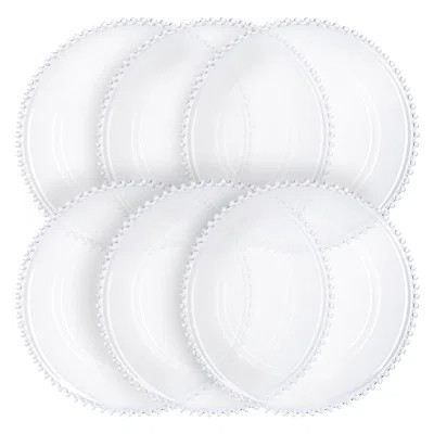 Beaded Plastic Charger Plates - Set of 6 | Wayfair North America