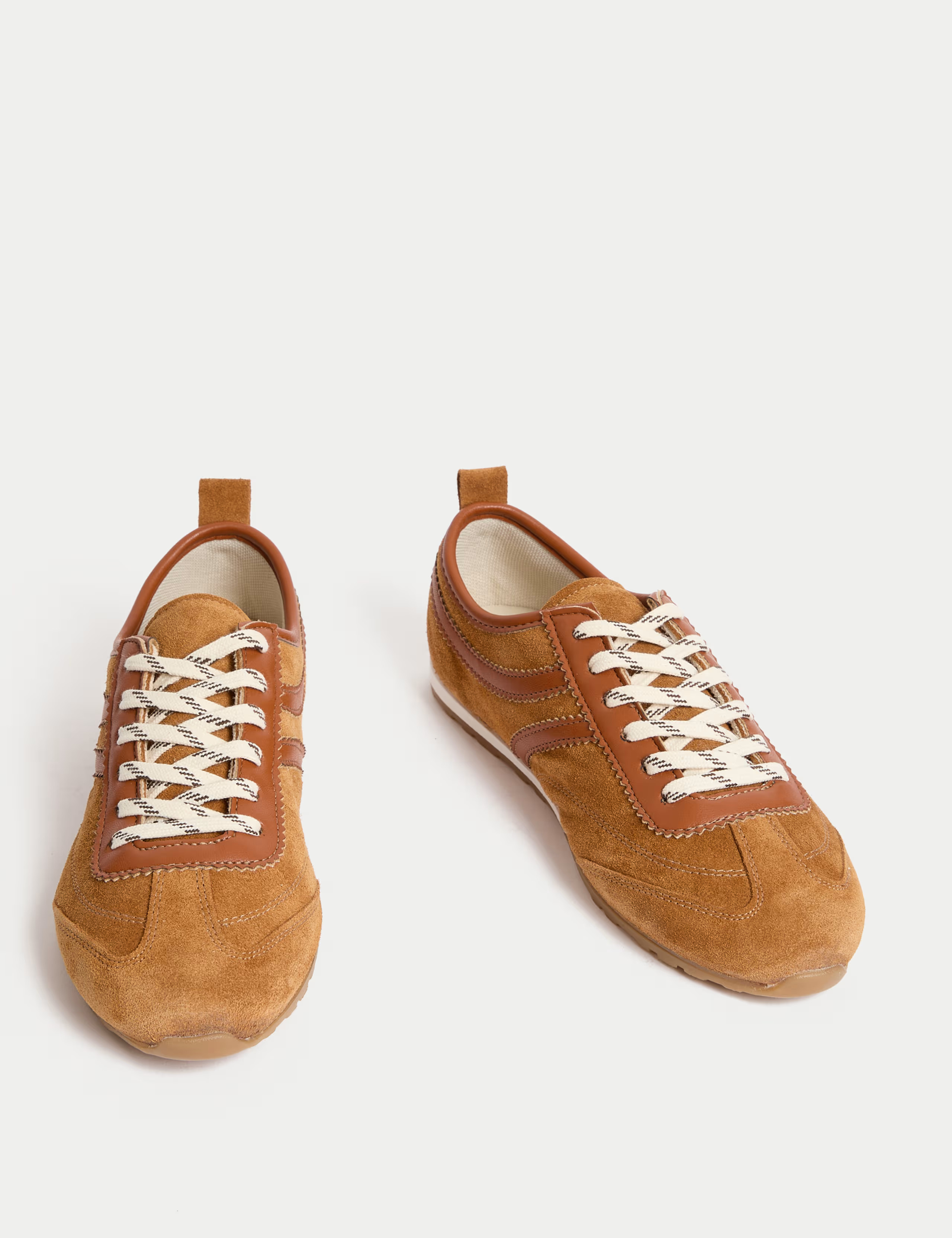 Suede Side Stripe Retro Runner Trainers | Marks & Spencer (UK)