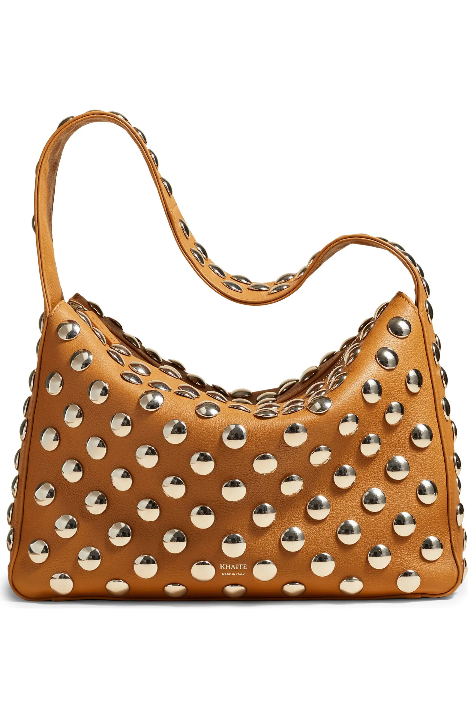Elena Stud Detail Shoulder Bag | Nordstrom