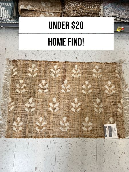 This cute jute rug is an under $20 coastal home decor find! 



#LTKhome #LTKfindsunder50 #LTKsalealert