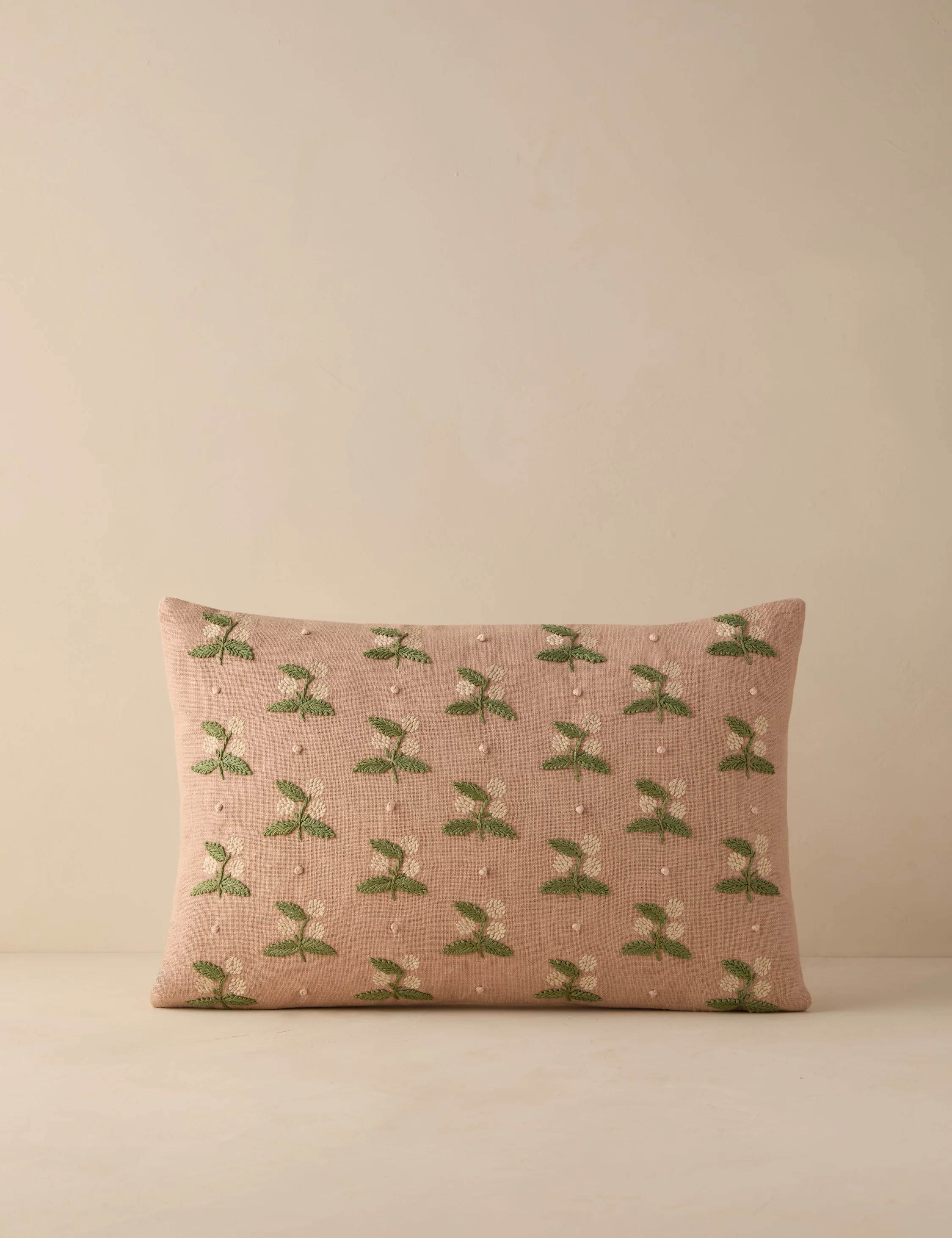 Madelief Embroidered Pillow | Lulu and Georgia 