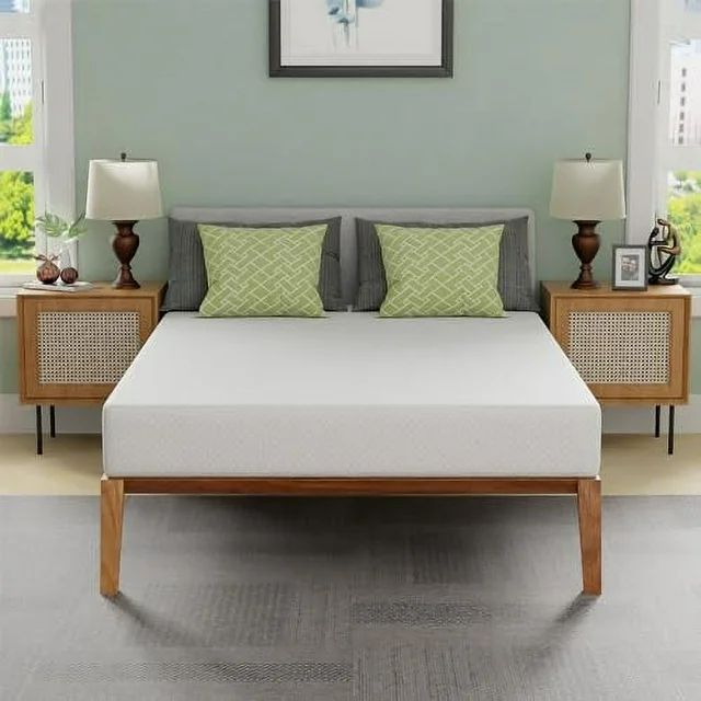 FDW 8 Inch Full Gel Memory Foam Mattress Fiberglass Free/Bed-in-a-Box/Comfy Support | Walmart (US)