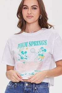Mickey & Minnie Graphic Cropped Tee | Forever 21 (US)