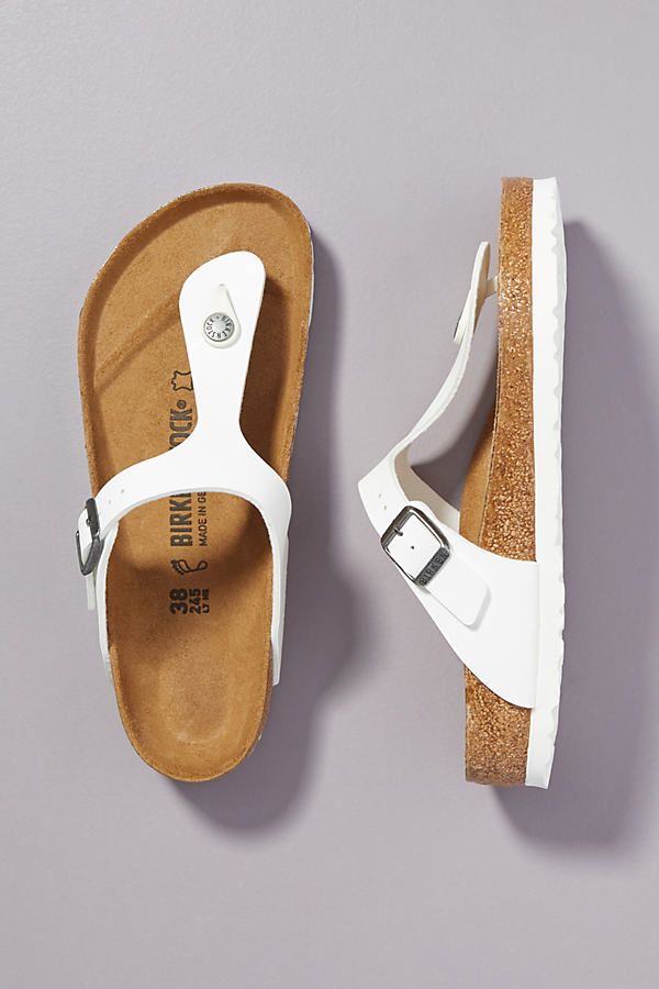 Birkenstock Gizeh Sandals By Birkenstock in White Size 41 | Anthropologie (US)