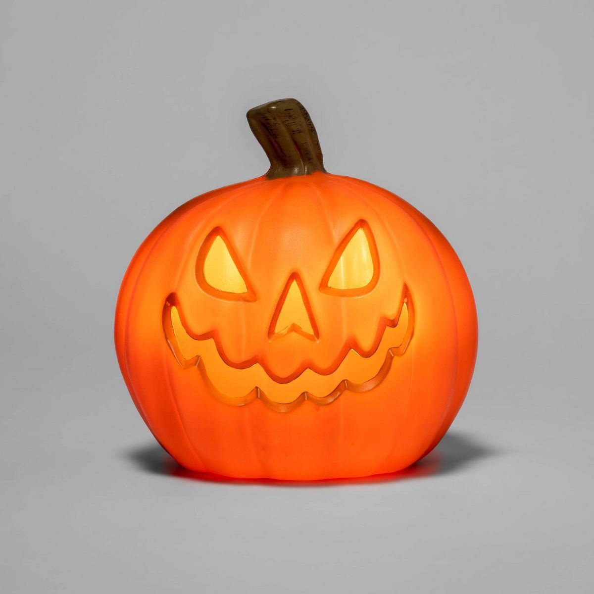 9" Light Up Pumpkin Orange Halloween Decorative Prop - Hyde & EEK! Boutique™ | Target