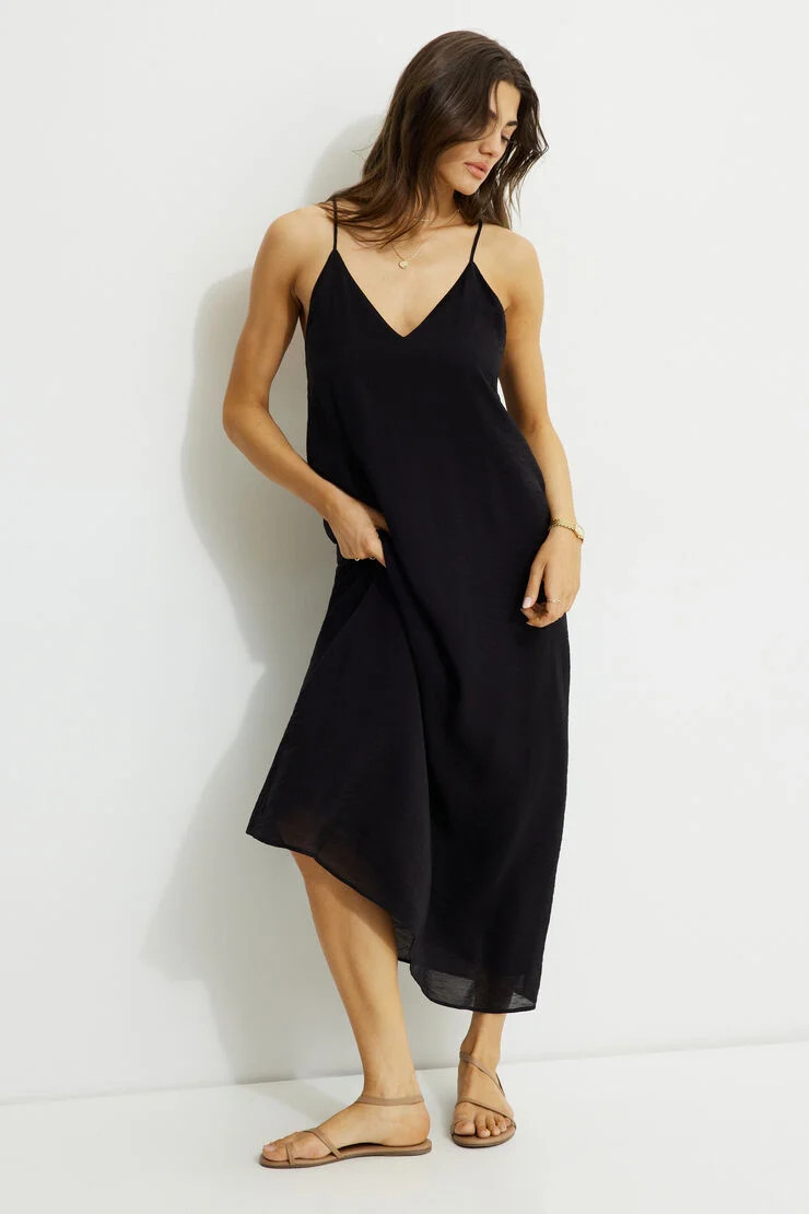 A Line Maxi Slip Dress | Dynamite Clothing