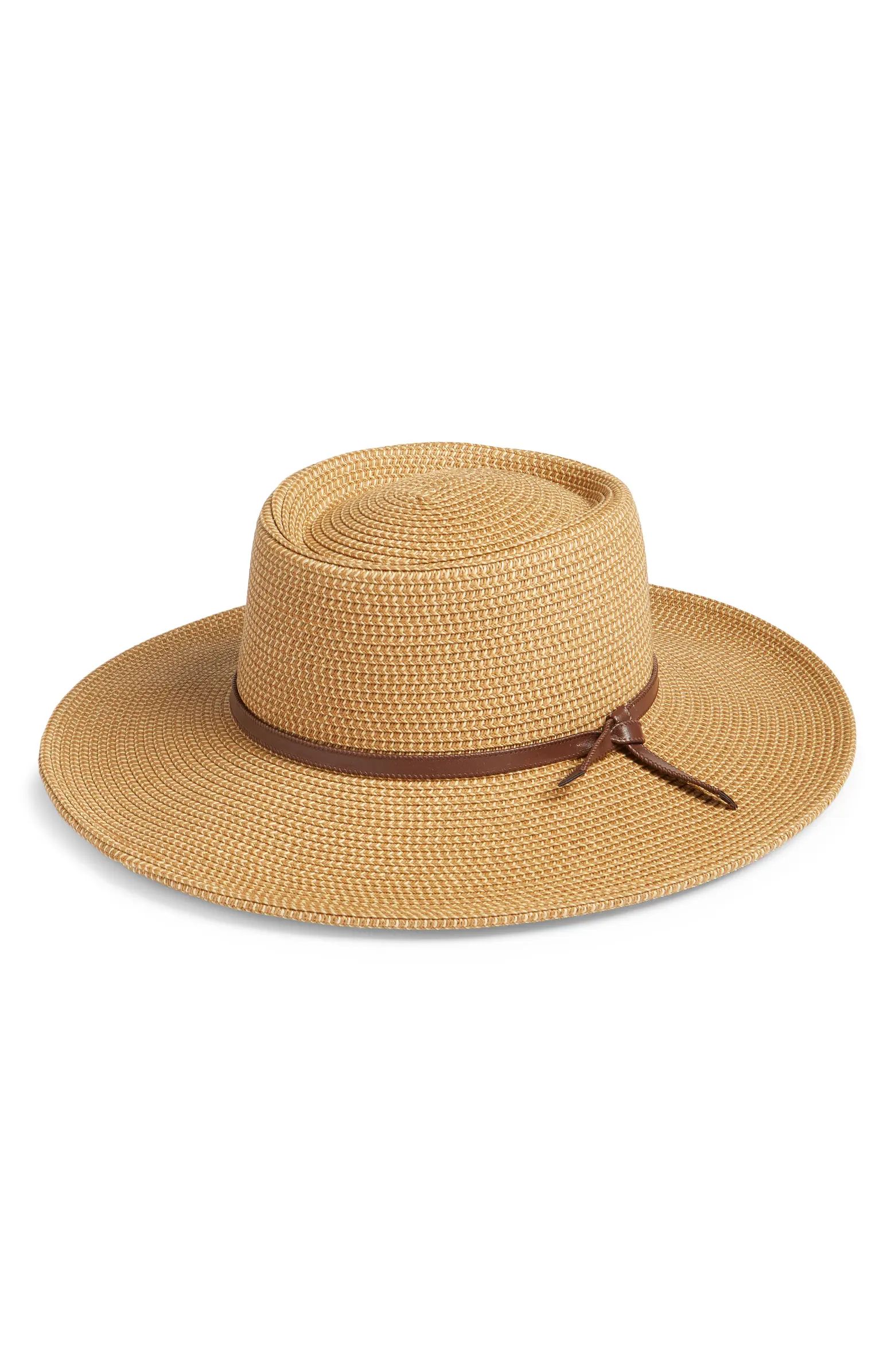 Nordstrom Packable Boater Hat | Nordstrom | Nordstrom