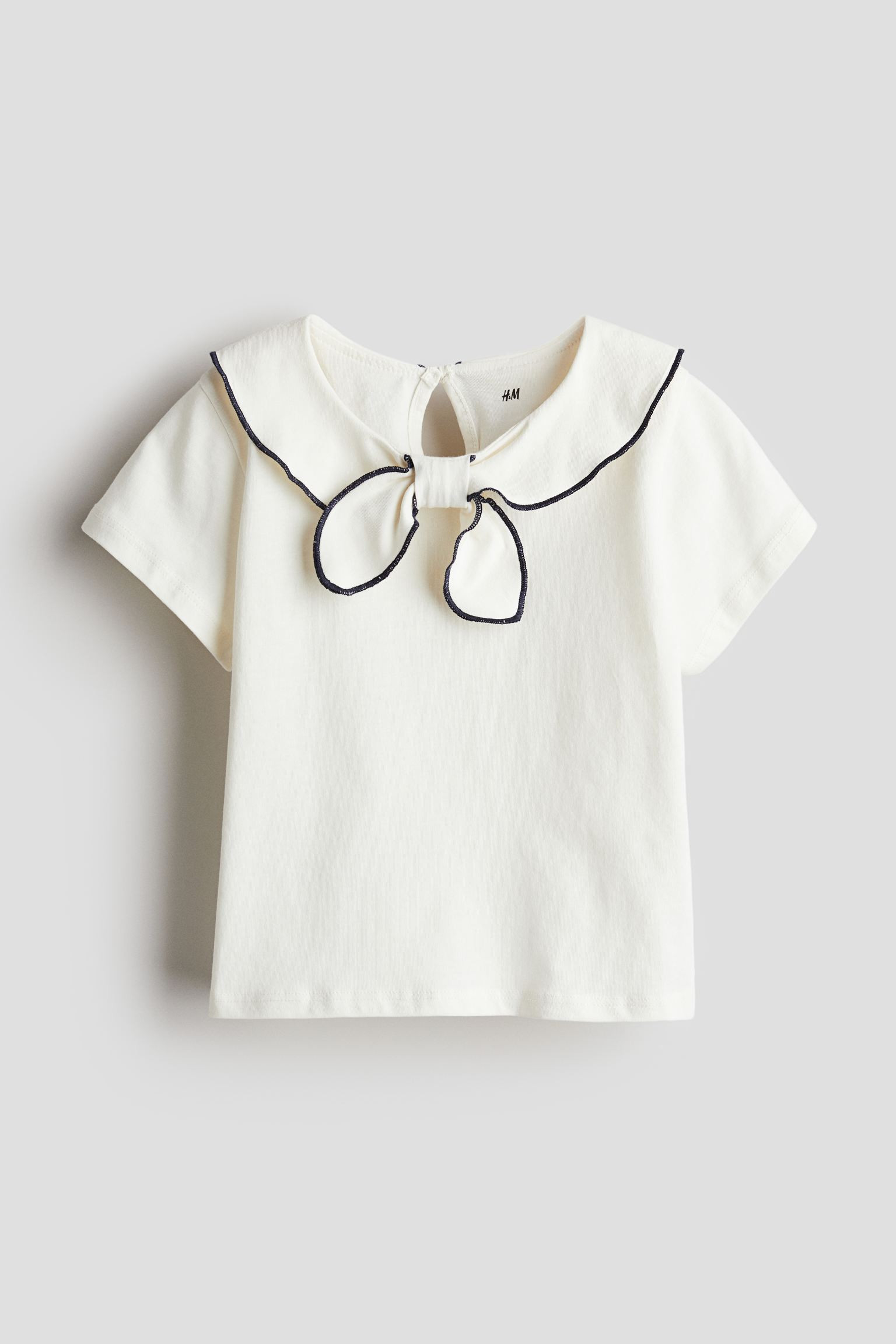 Jersey Top with Collar | H&M (US + CA)