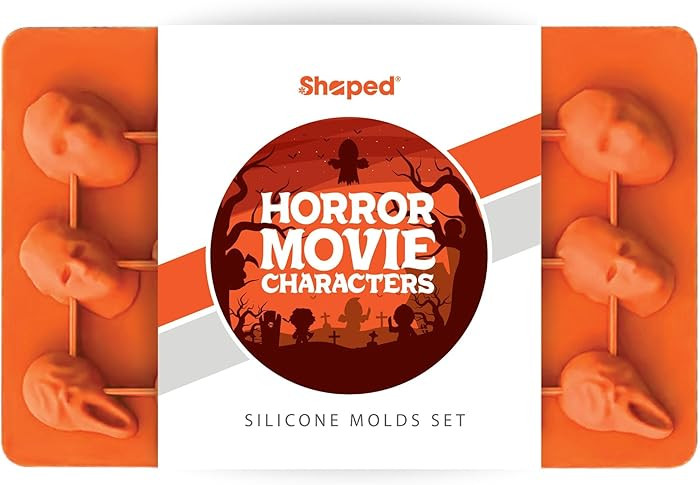 ShapedIceMolds Horror Movie Character Molds – Slasher Character Silicone Molds for Chocolate, C... | Amazon (US)