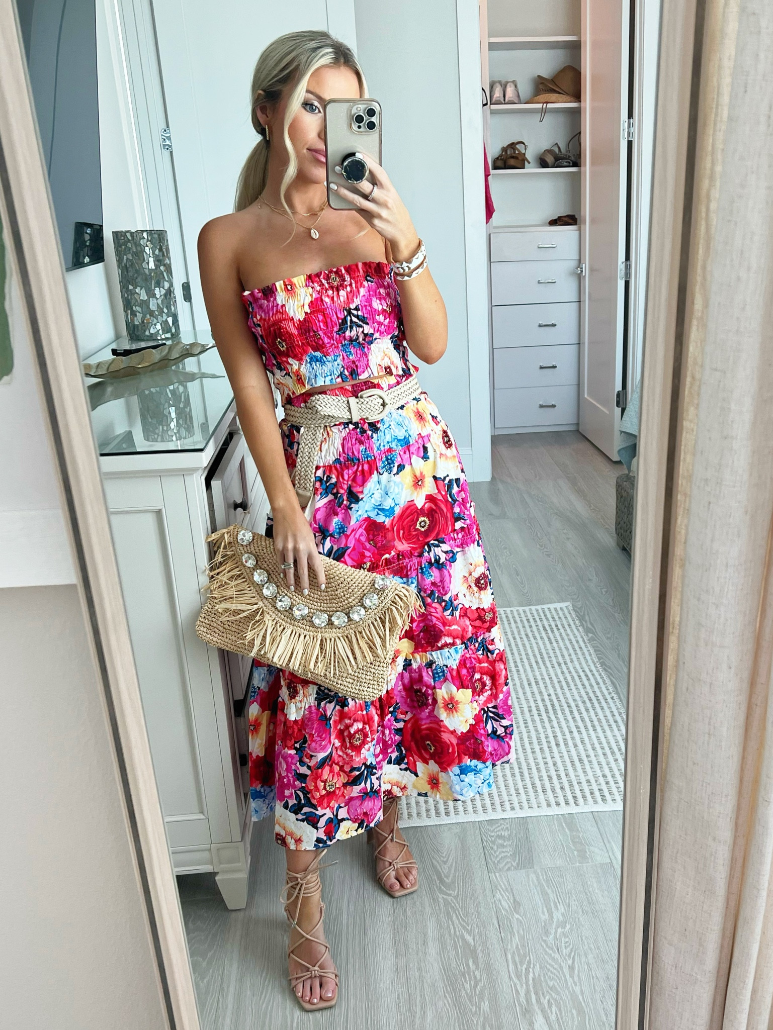 “MACY15” for 15% off! 
Spring break outfit. Straw bag. Spring style. Two piece set. Dinner outfit. Maxi skirt. Buddy love. 

#LTKSeasonal #LTKshoecrush #LTKstyletip