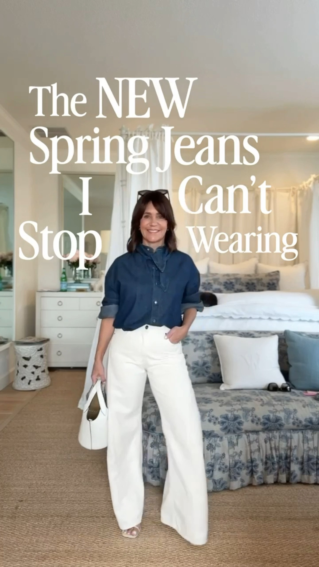 The NEW spring jeans I can’t stop wearing!!! 🌸🤍

#LTKOver40 #LTKootd #LTKSeasonal