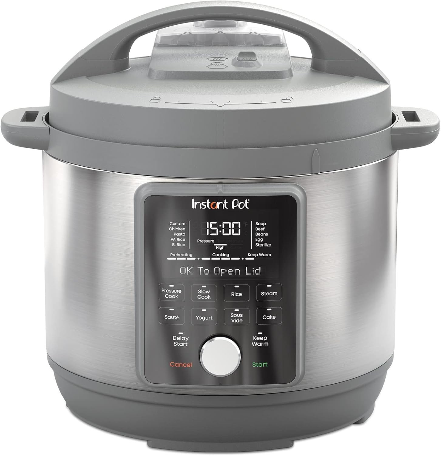 Instant Pot Duo Plus Stainless Steel Digital Pressure Cooker 6 qt Black/Silver one_size | EJD6026920 | Lowe's