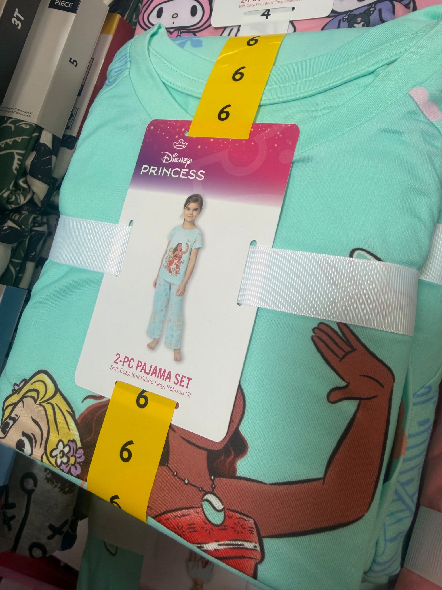 Girls Disney Princess Pajams