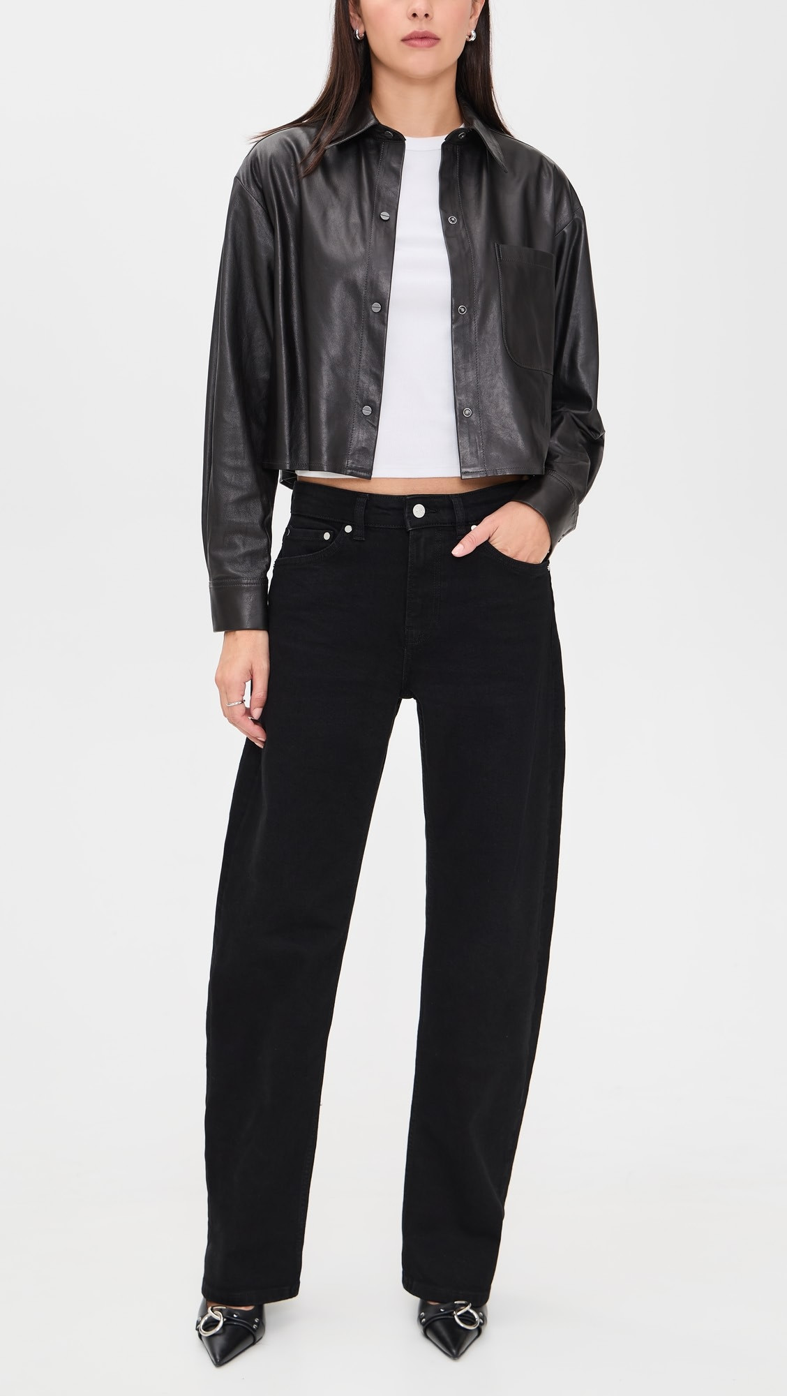 Alida Loose Bowed Jeans | Shopbop