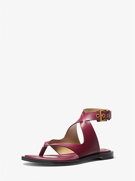 Irene Leather Wrap Sandal | Michael Kors US