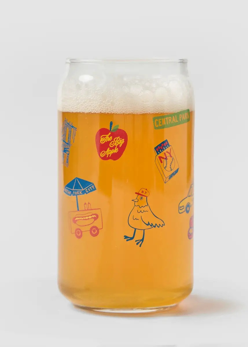 New York City Icons Can Glass | Alice & Wonder