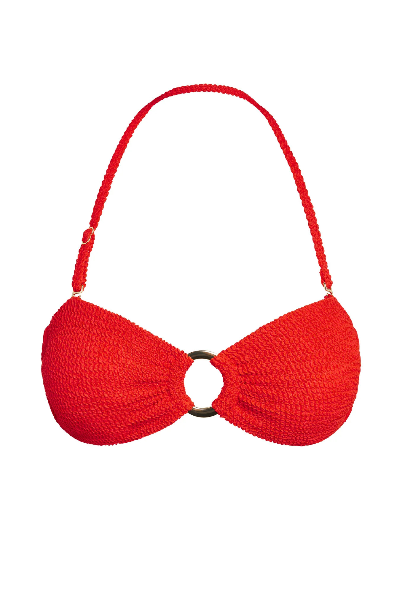 Costa Rica Top - Chili Pepper Crinkle | Monday Swimwear