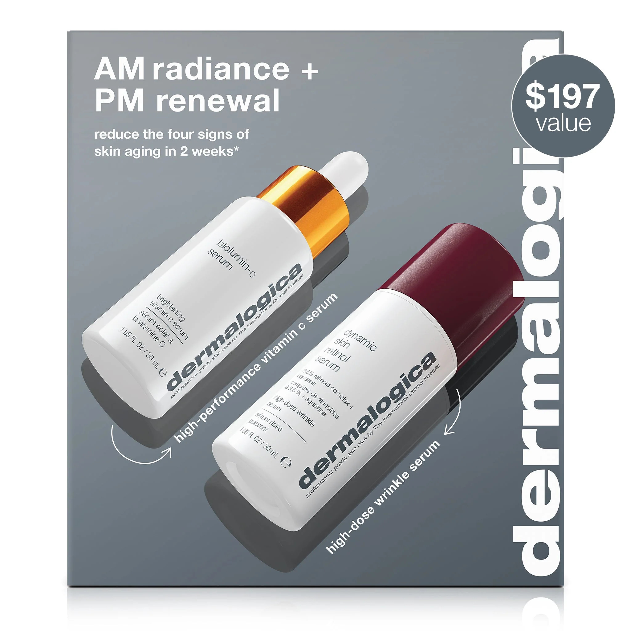 AM Radiance + PM Renewal Kit (2 full-size) | Dermalogica® | Dermalogica (US)