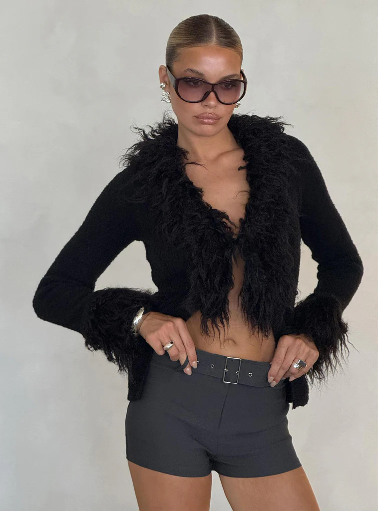 Sistine Cardigan Black | Princess Polly US