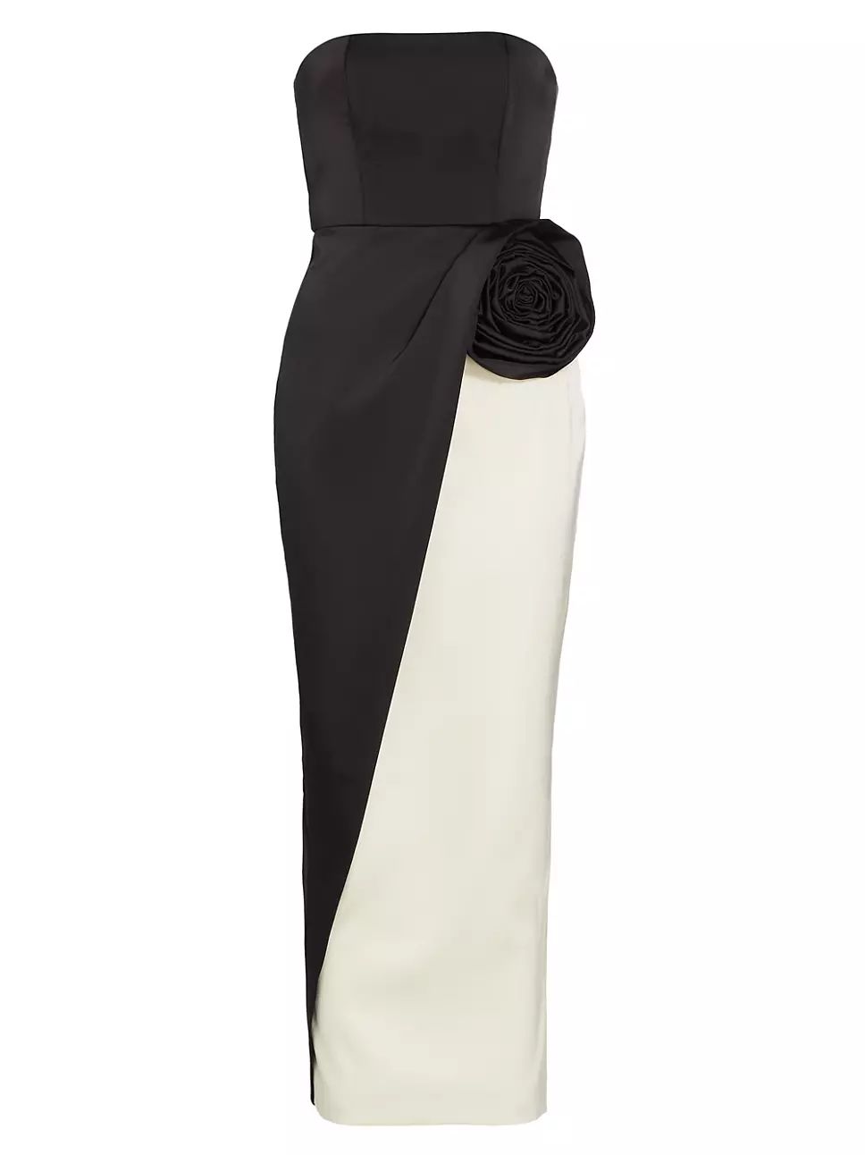 Pradova Two-Tone Strapless Midi-Dress | Saks Fifth Avenue (UK)