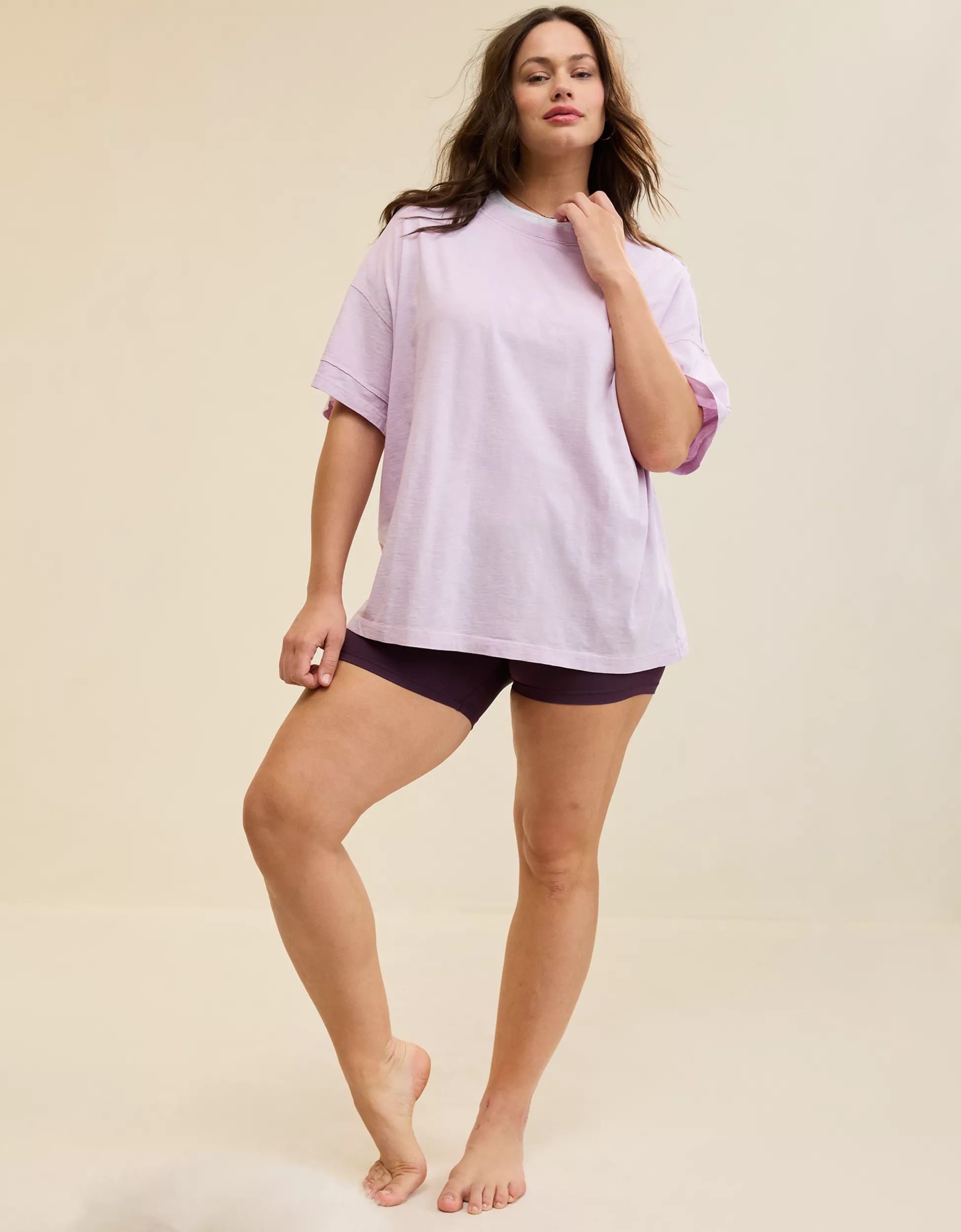 Aerie Crew Oversized Boyfriend T-Shirt | Aerie