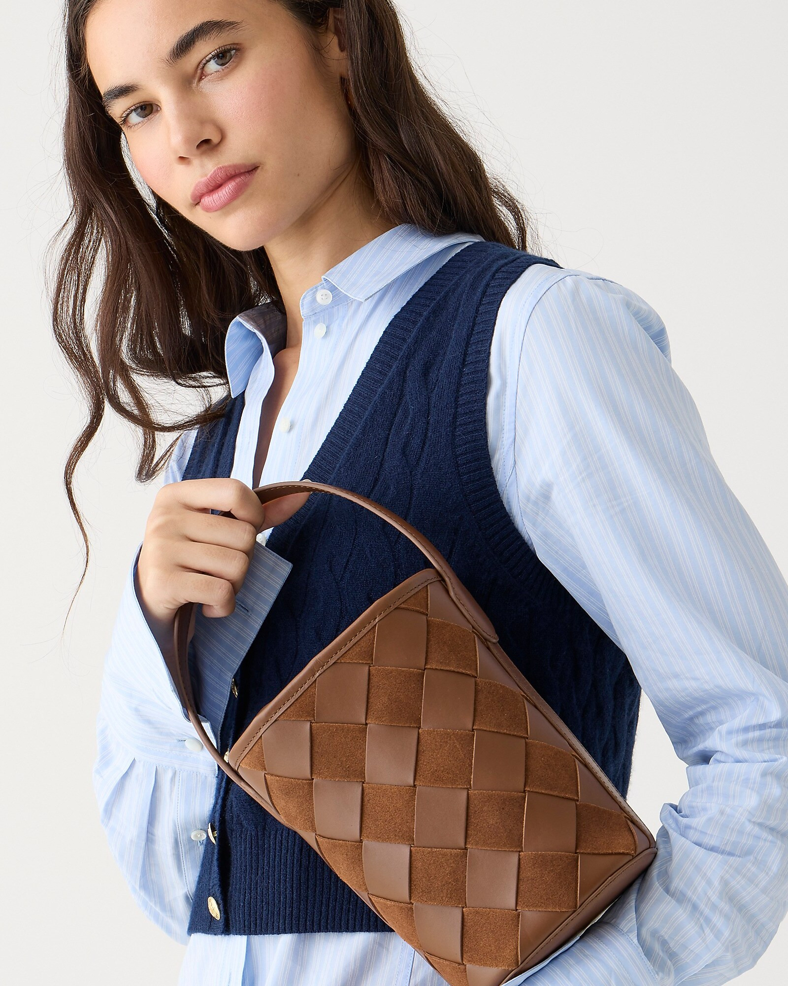 Berkeley woven bucket bag | J. Crew US