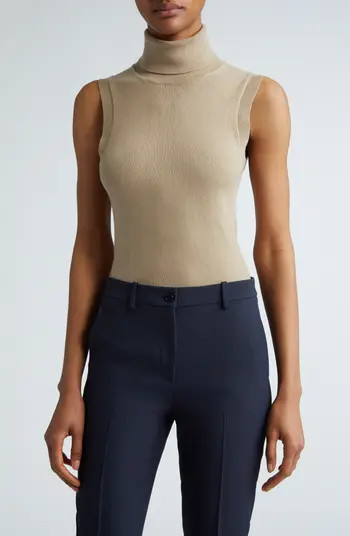 Sleeveless Cashmere Turtleneck Sweater | Nordstrom
