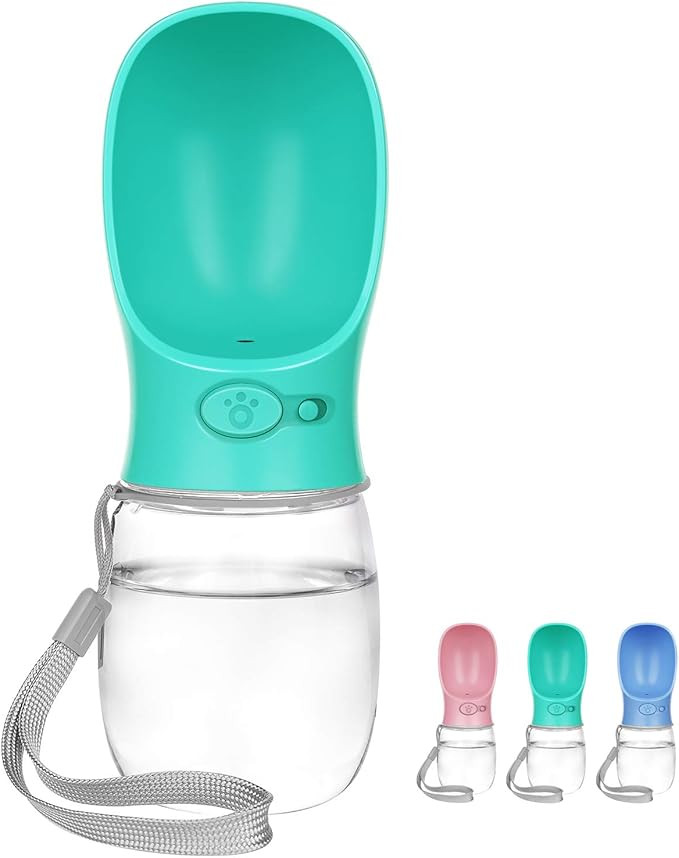 Yicostar Dog Water Bottle, 12OZ-19OZ Portable Pet Water Bottle for Walking Leak Proof Puppy Dog W... | Amazon (US)