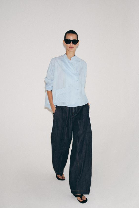 STRIPED POCKET SHIRT ZW COLLECTION | Zara US