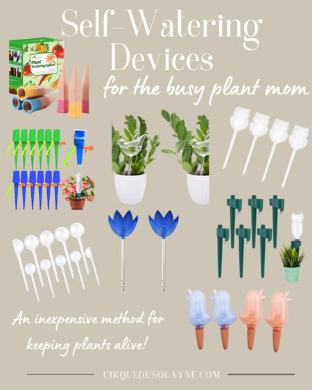 Struggle with keeping plants alive? Not anymore! These water plants for days and will keep your flowers looking beautiful while you’re away or on days you forget to water them! 

Gardening, gardening gifts, flowers, plants. 

#LTKhome #LTKFind #LTKSeasonal