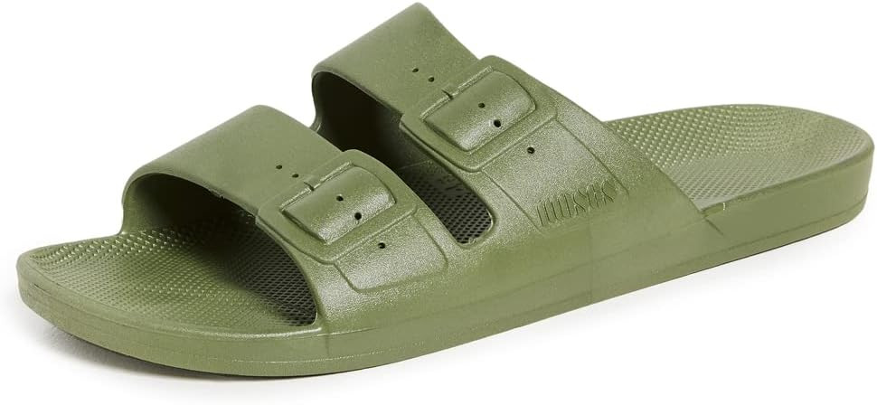 Freedom Moses Women's Moses Two Band Slides | Amazon (US)