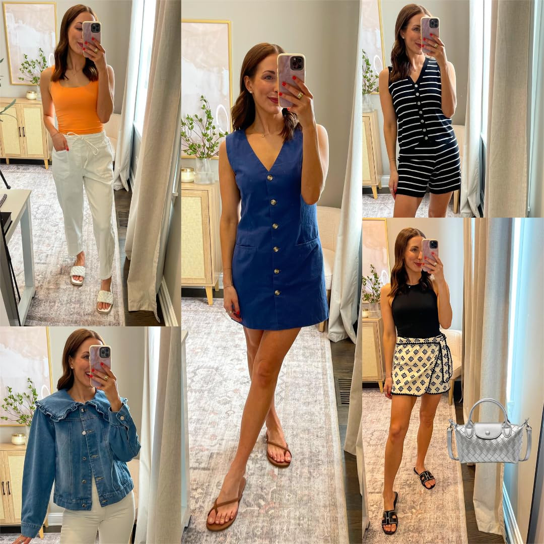 Obsessed with these spring finds! I am wearing a small in all of the items. Spring outfit, vacation outfit 

 #LTKFindsUnder50 #LTKFindsUnder100 #LTKStyleTip