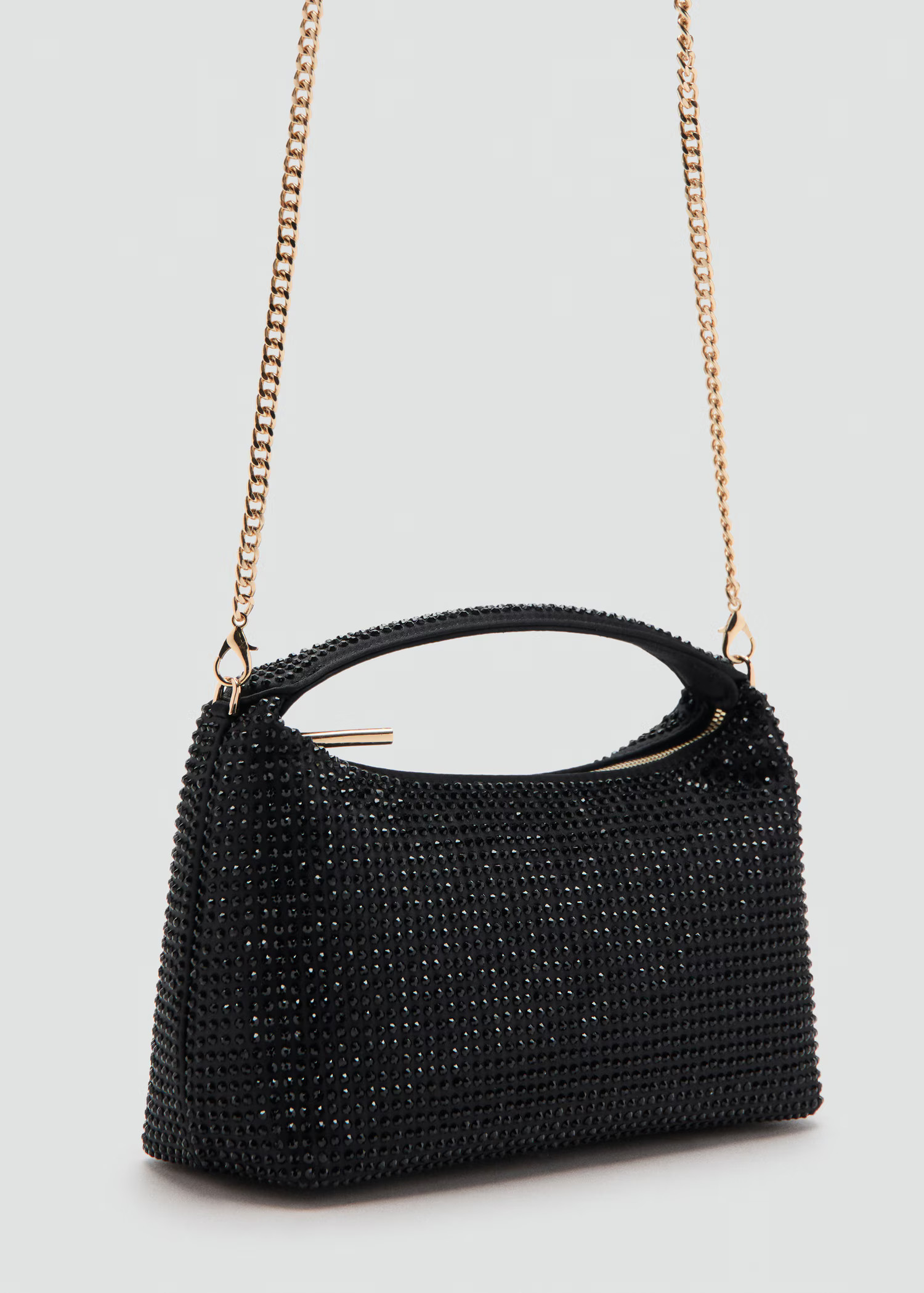 Handbag with rhinestones | Mango (US/MX/AU)