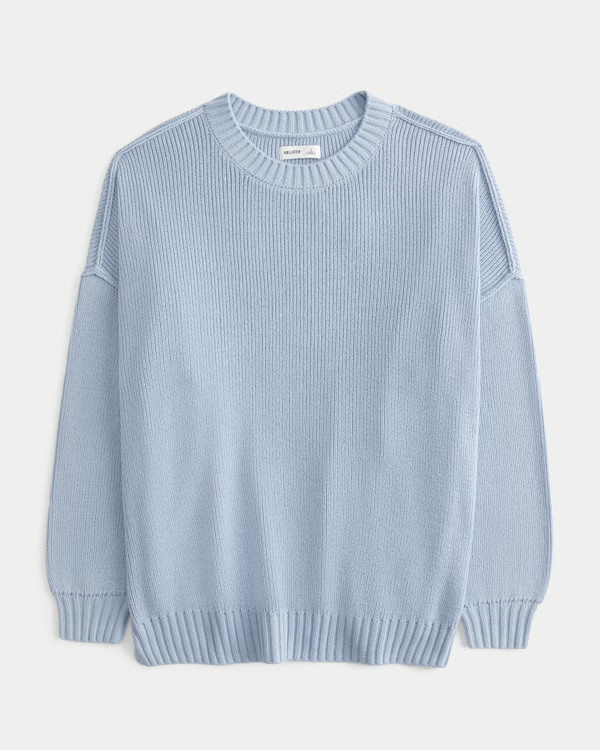 Oversized Crew Sweater | Hollister (US)