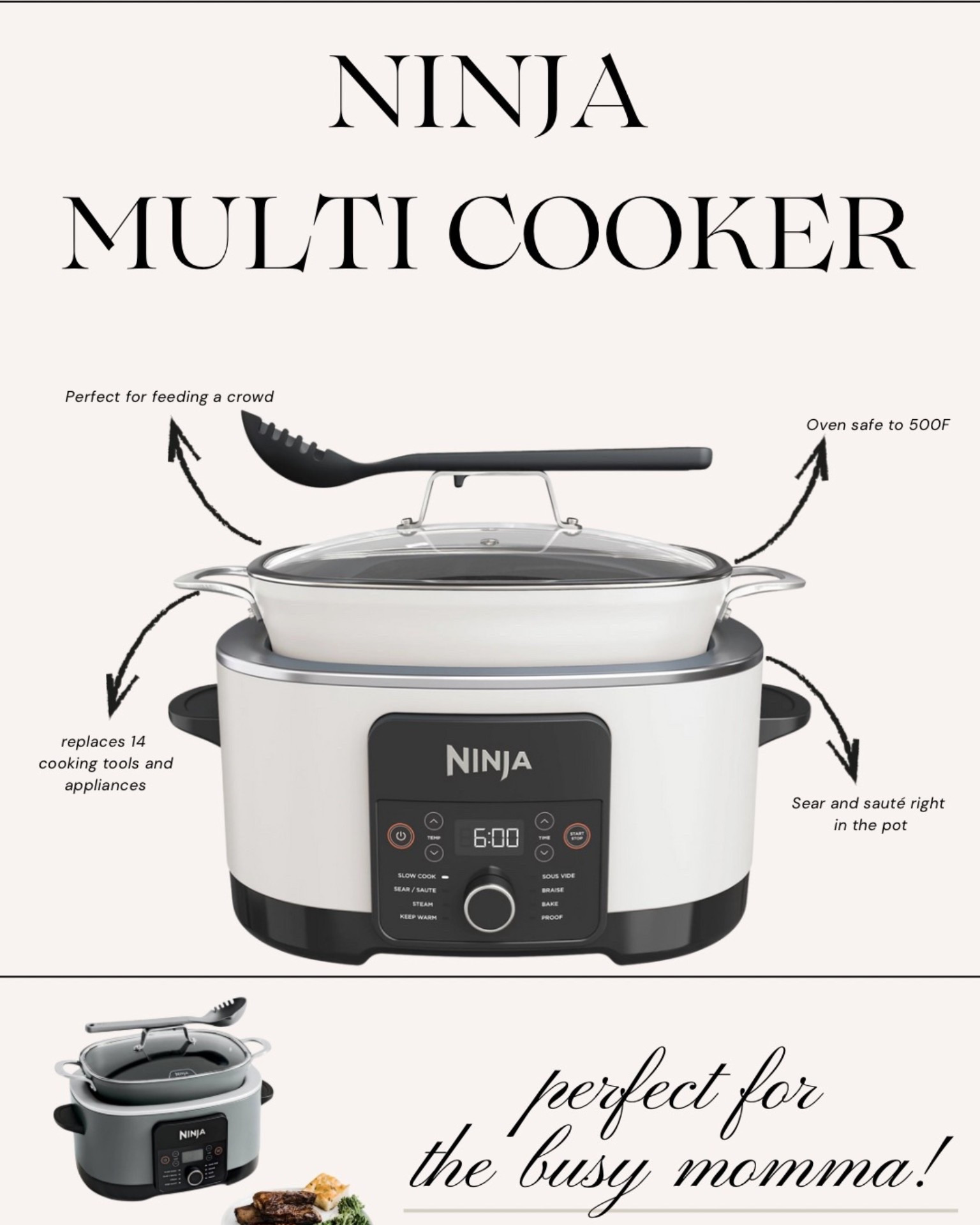 Shop all my favorite Ninja items that are on sale!!! But not for long!!!
This slow cooker is a MUST for any busy family!!!!
#blackfriday #sale #kitchen #holiday #hosting

#LTKHome #LTKSaleAlert #LTKHoliday