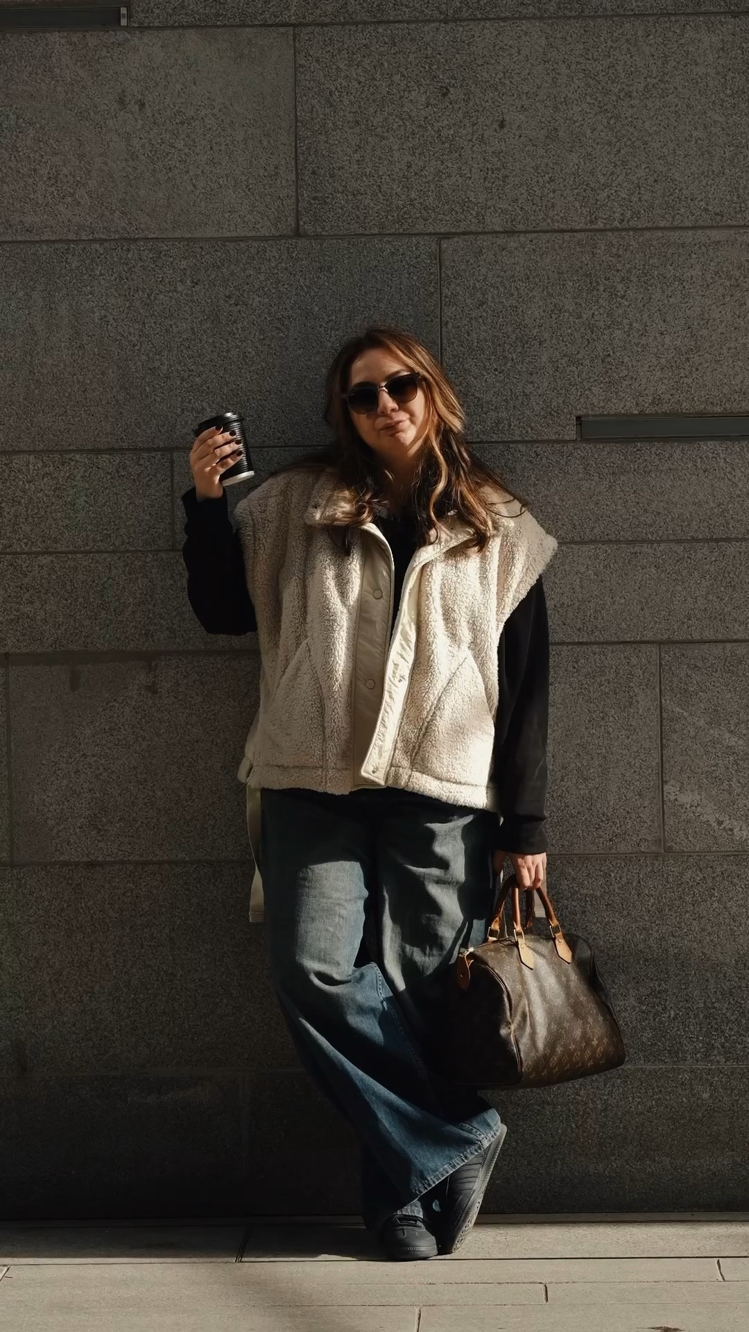 Outfit of the day  - LV Speedy bag from @Fashionphile 

#LTKgrwm #LTKootd #LTKdayinmylife