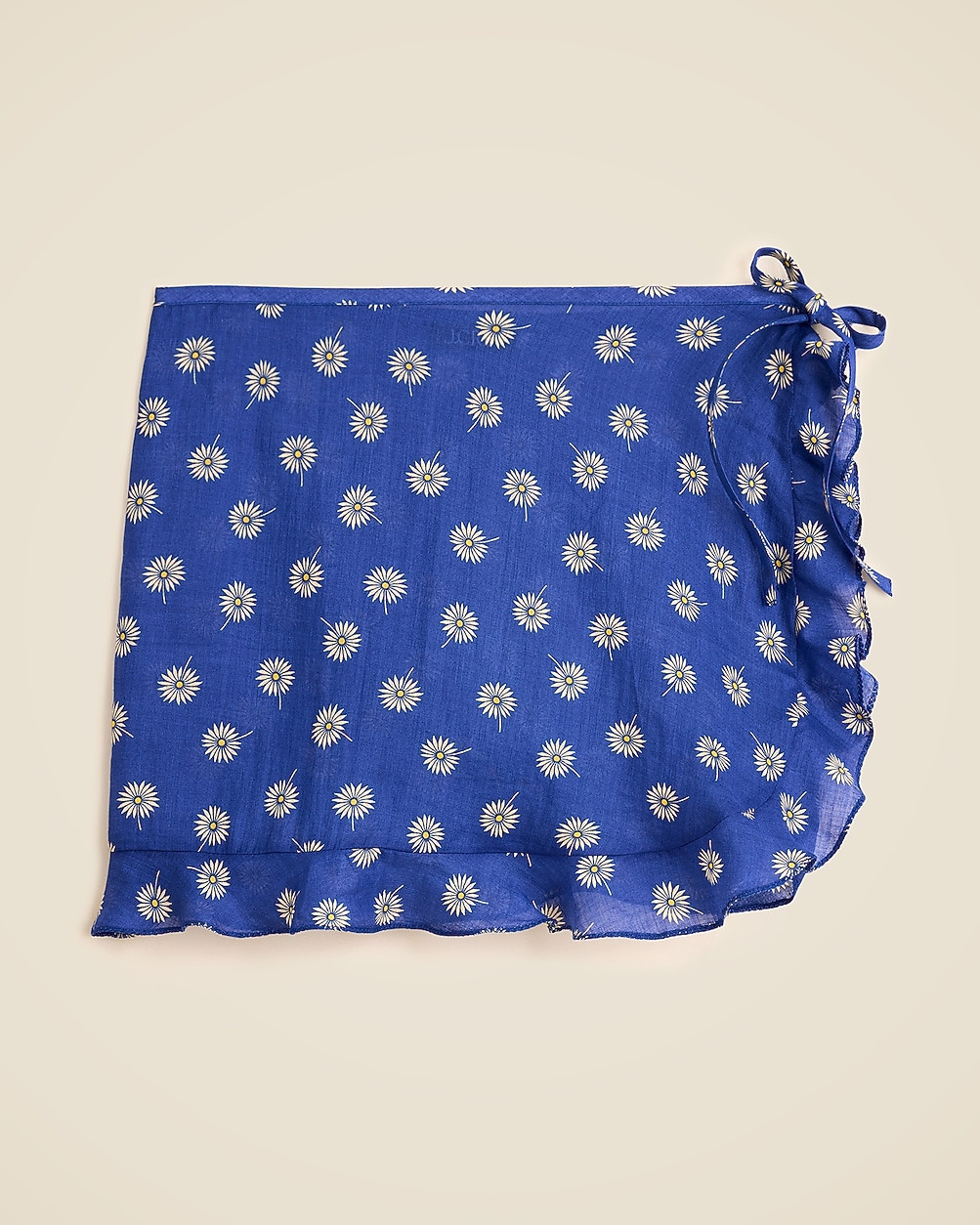 Cover-up wrap skirt in ramie floral print | J. Crew US