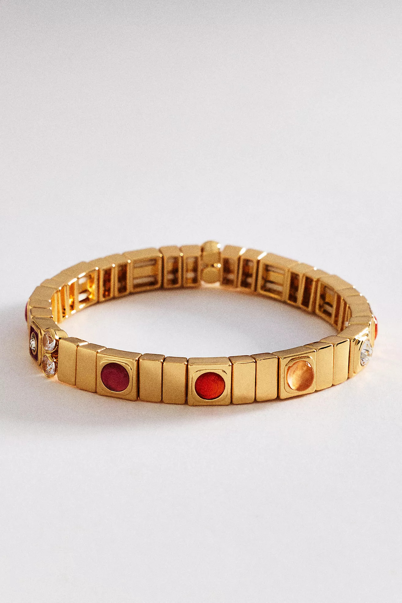Gemstone Chicklet Bracelet | Anthropologie (US)
