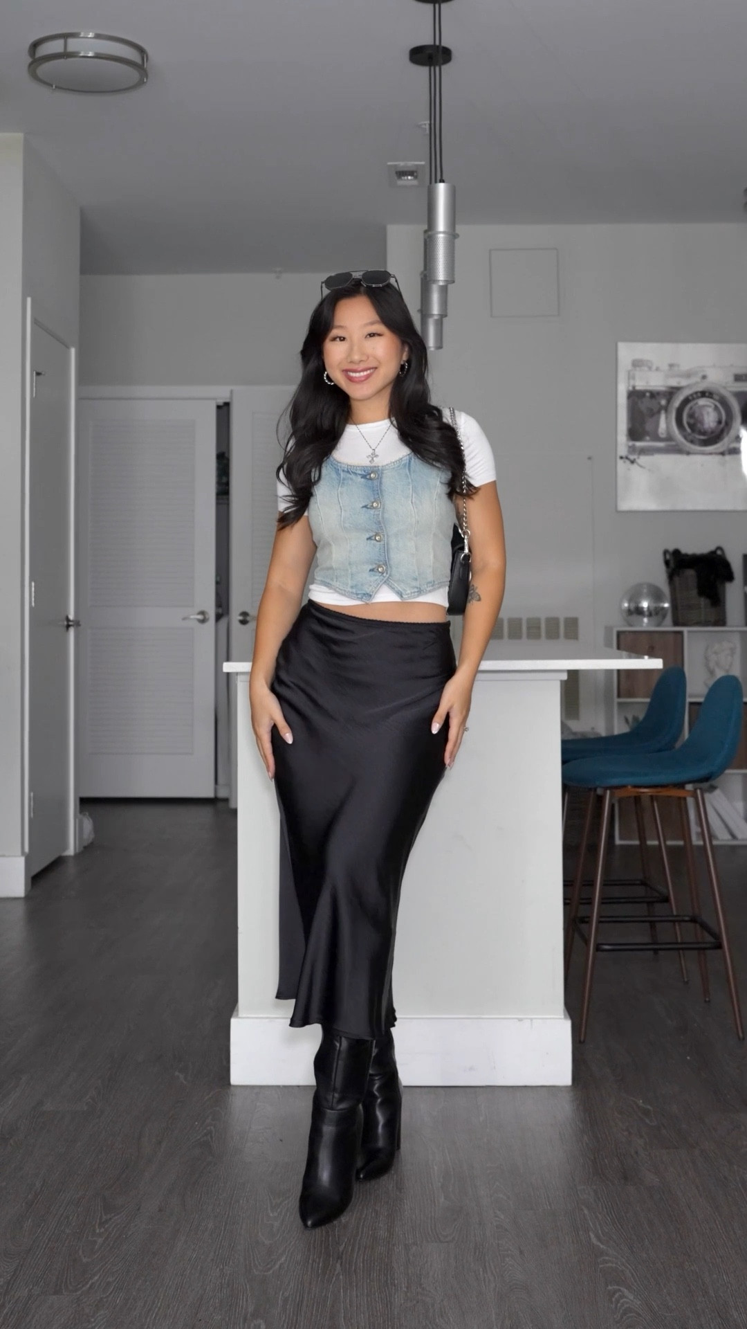 Linking similar products
Black Knee High Boots: true to size

Outfit idea, how to style, fall fashion, style tips, GRWM, ootd 

#LTKStyleTip #LTKSeasonal #LTKFindsUnder50