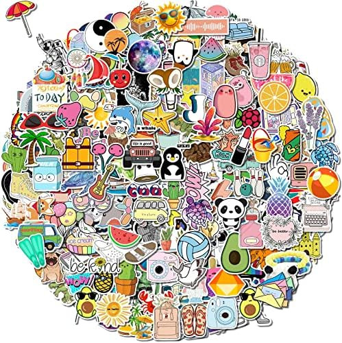 400 Pcs Stickers for Water Bottles, Cute Vinyl Aesthetic Waterproof Stickers Pack, Laptop Skatebo... | Amazon (US)