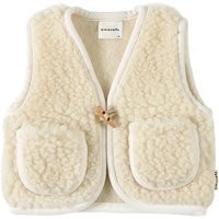 BINIBAMBA Merino Snugglevest - Milk - Milk / 0-6m | Natural Baby Shower UK