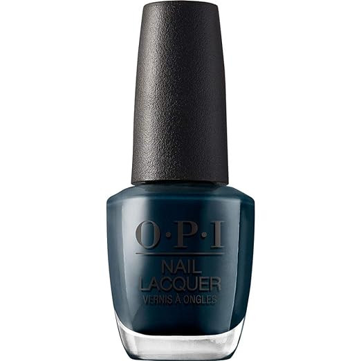 OPI Nail Lacquer Nail Polish | Opaque Dark Blue Green Crème Chip Resistant Nail Polish | Vegan, ... | Amazon (US)