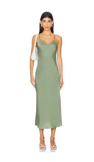 Bryony Dress in Oil Green | Revolve Clothing (Global)
