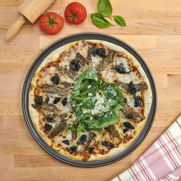 Mainstays 16 inch Non-Stick Pizza Pan, Large, Gray | Walmart (US)