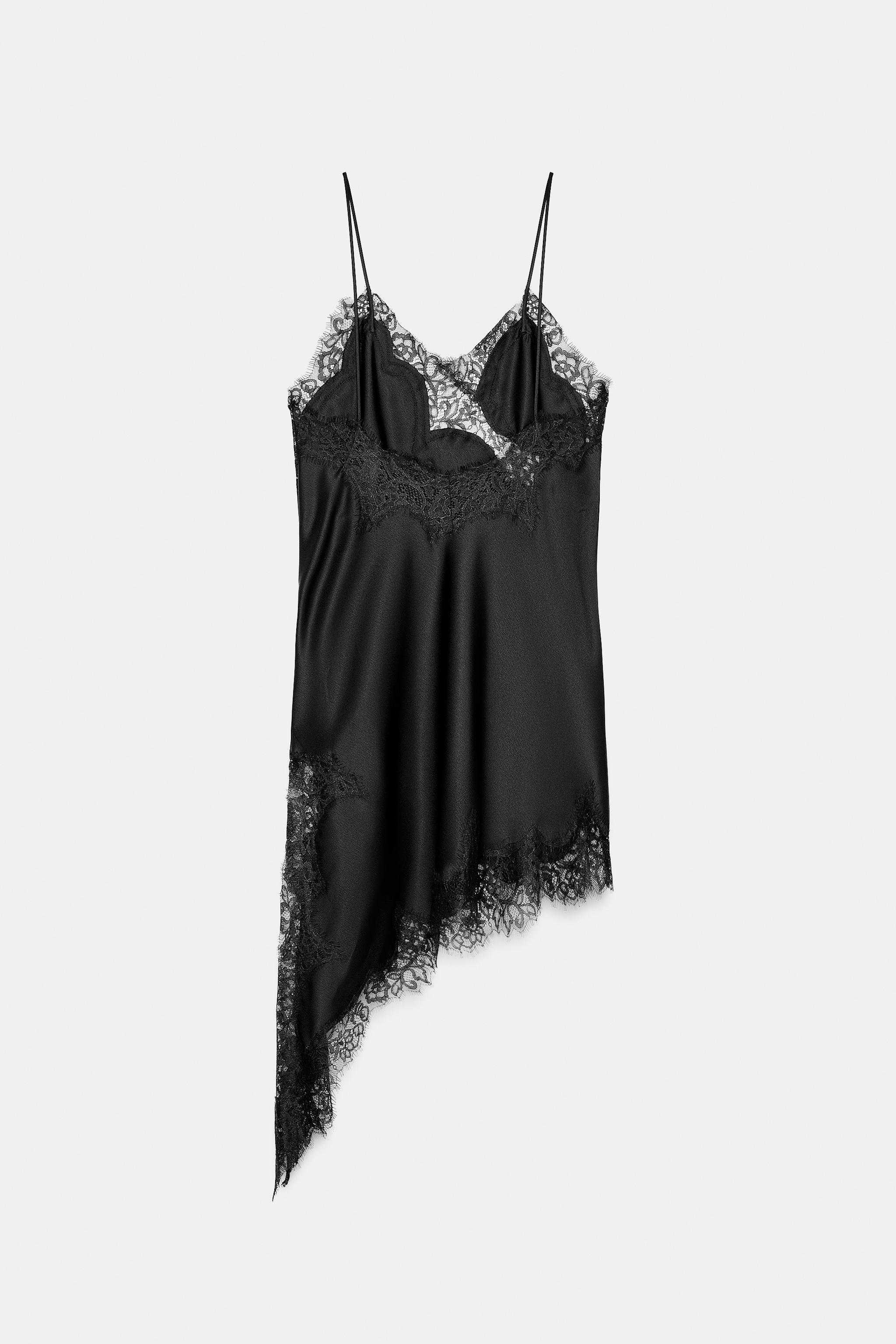 ASYMMETRIC LACE DRESS ZW COLLECTION | Zara UK